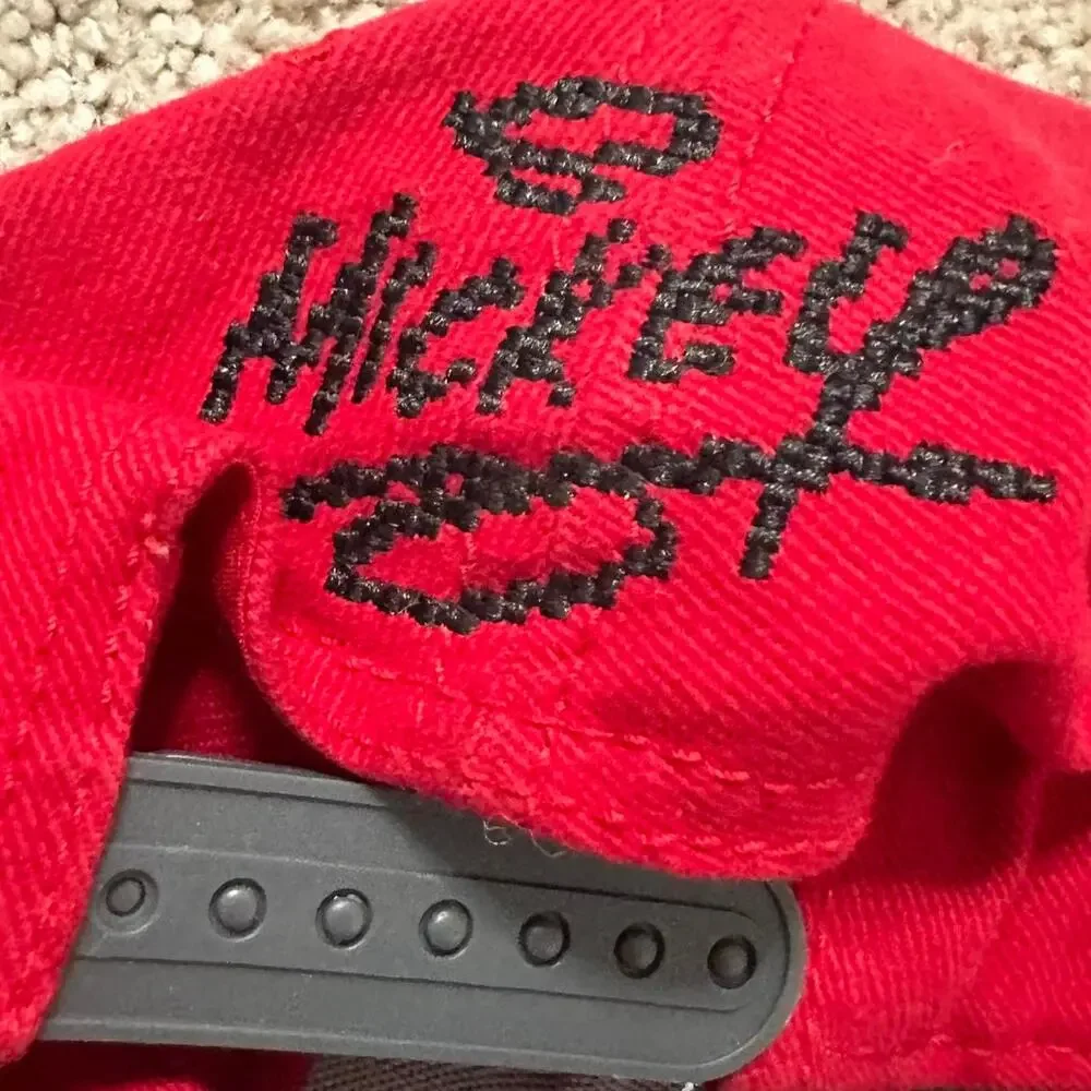 Vintage red Mickey Mouse hat youth 55cm Disney Parks - Picture 2 of 5